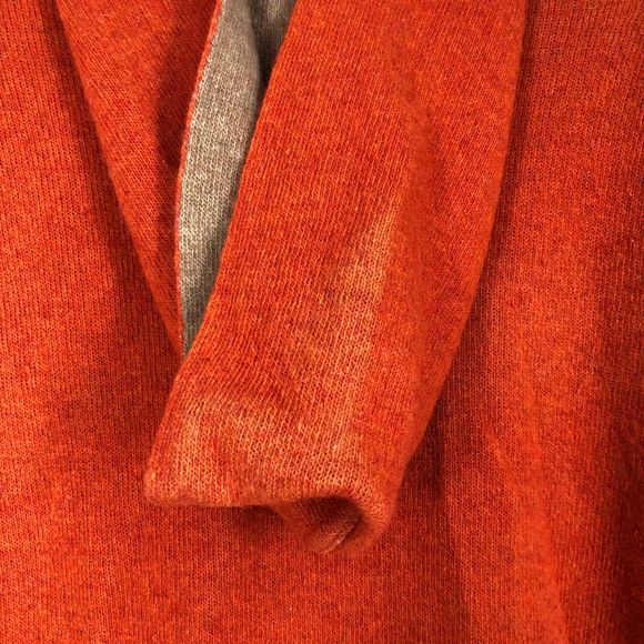 A•IDA Wool Hooded Cardigan w/2 Front Pockets, Neck Closure, Soft & Cozy SZ L - Picture 7 of 8